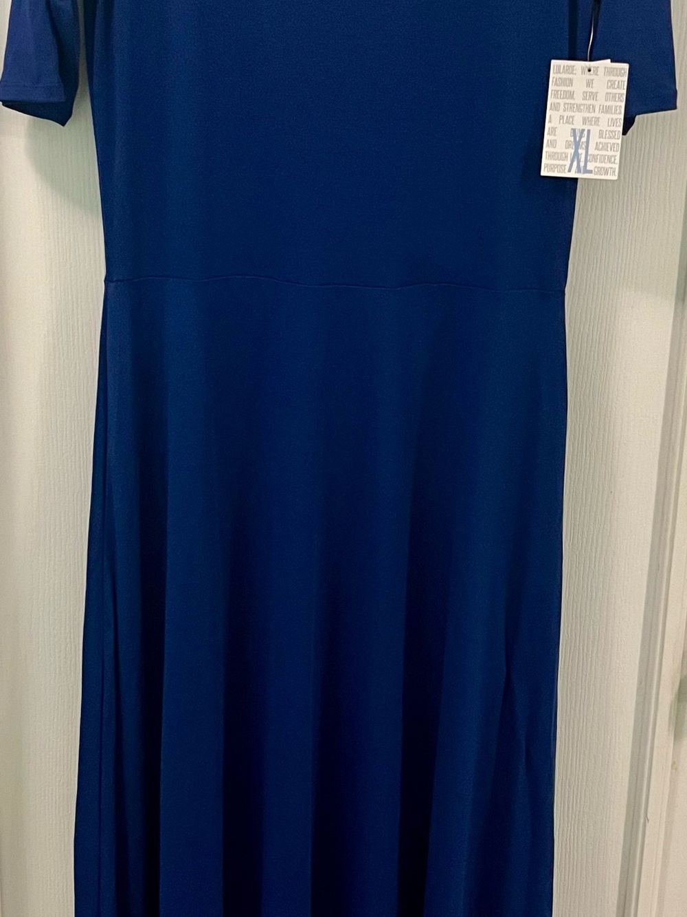 NWT LuLaRoe Ana Maxi Dress. Deep Blue. Navy Blue.